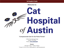 Tablet Screenshot of cathospitalofaustin.com